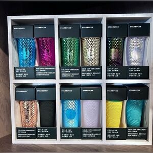 STARBUCKS- Keychain/Ornament Bundle with Display